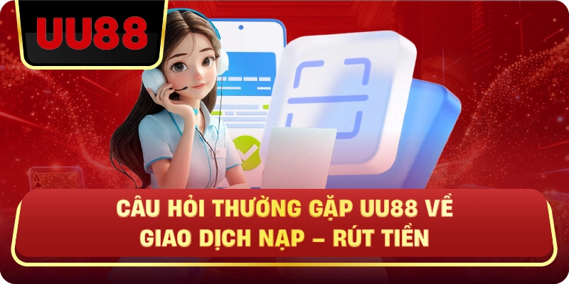 Câu Hỏi Thường Gặp UU88 Về Giao Dịch Nạp – Rút Tiền